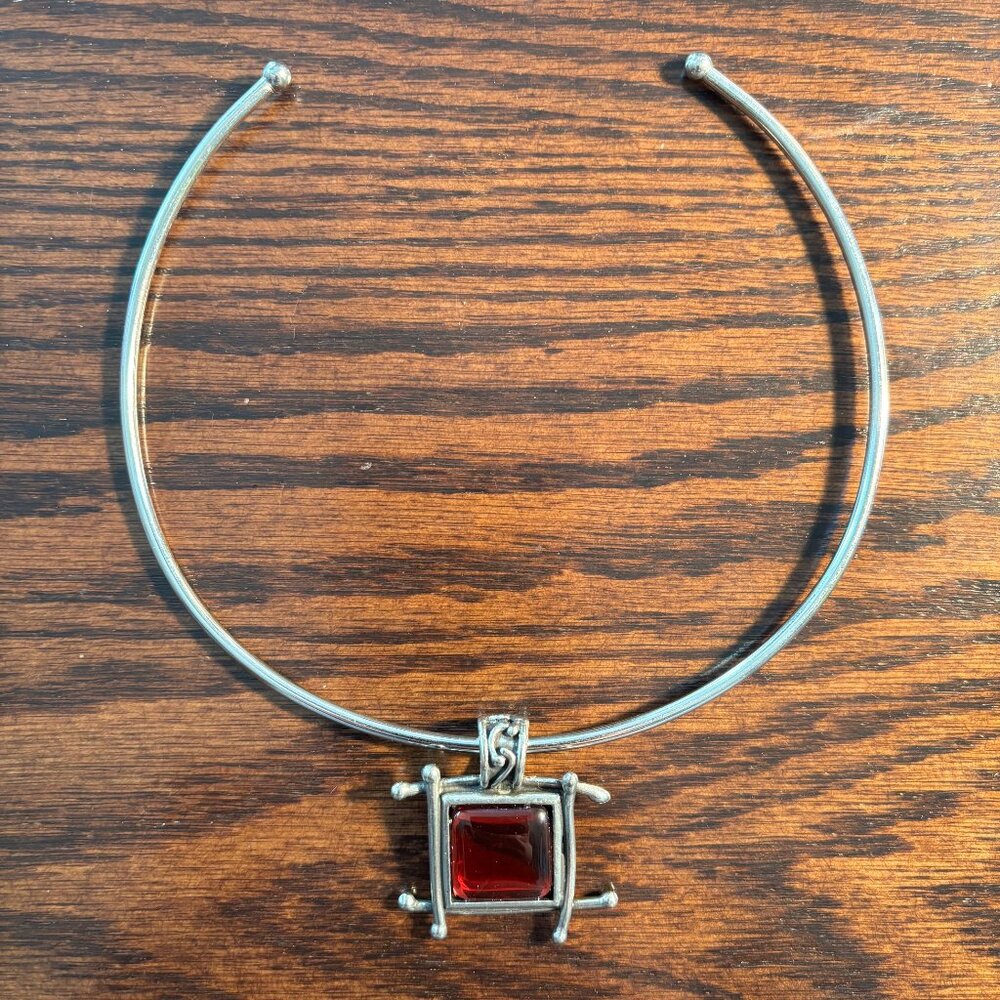 Choker Necklace + Pendant